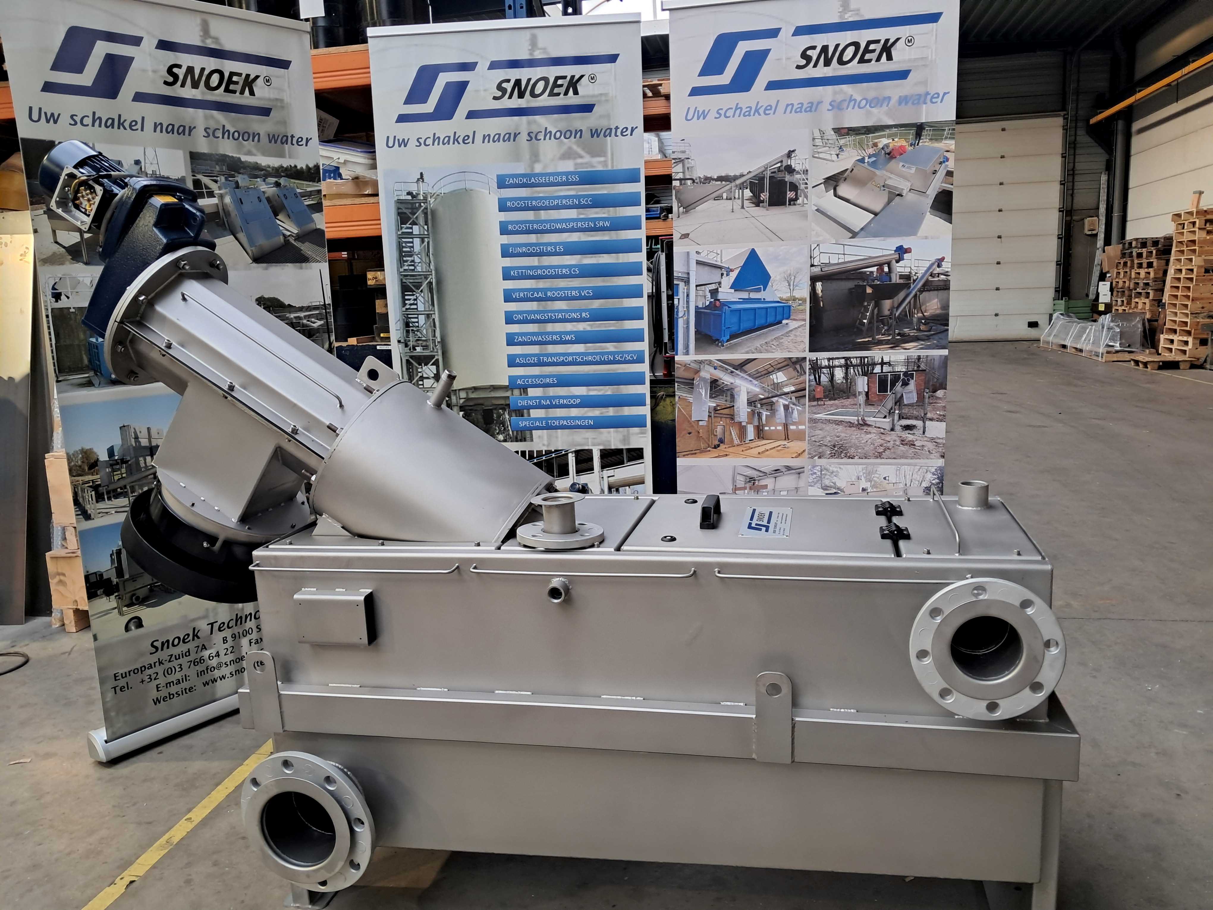 Product in de kijker : Compacte unit met spiraalzeef